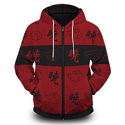 Naruto Hoodies - Scarlet Dawn Unisex Zipped Hoodie FH0709