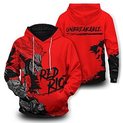 MHA Hoodies - MHA Hero Kirishima Unisex Pullover Hoodie FH0709