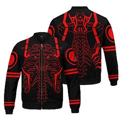 Jujutsu Kaisen Jackets - Rib Sukuna Bomber Jacket FH0709