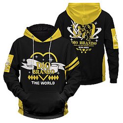 JJBA Hoodies - Dio Brando Unisex Pullover Hoodie FH0709