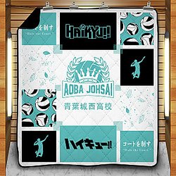 Haikyuu Blankets - Aoba Johsai Cozy Quilt Blanket FH0709