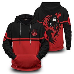 Naruto Hoodies - Yin Yang Itachi Crow Unisex Pullover Hoodie FH0709