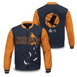 Haikyuu Jackets - Crows Wings Bomber Jacket FH0709