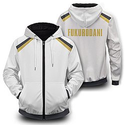 Haikyuu Hoodies - Haikyuu Fukurodani Unisex Zipped Hoodie FH0709