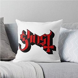 the ghost band Throw Pillow RB2510