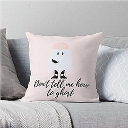 Don't Tell Me How to Ghost Throw Pillow RB2510