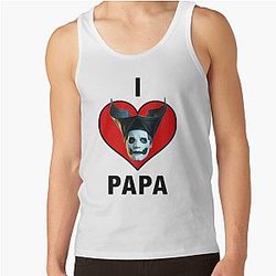 Ghost Band I Heart Papa Tank Top RB2510