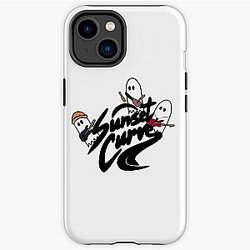 Sunset Curve band logo with ghosts from Julie and the phantoms iPhone Tough Case RB2510