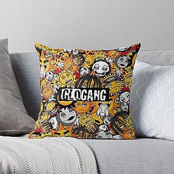 Glo Gang Or No Gang Throw Pillow RB1509