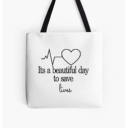 Greysanatomy Scrub Cap   All Over Print Tote Bag RB1010