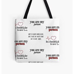 Greysanatomy Scrub Cap four sticker pack All Over Print Tote Bag RB1010