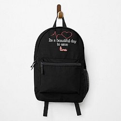 Greysanatomy Scrub Cap black Backpack RB1010