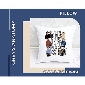 Grey's Anatomy Throw Pillow