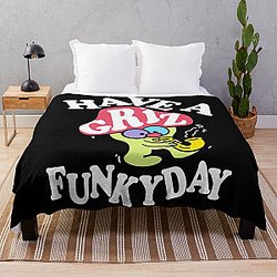 Griz Merch Griz Have A Funky Day Throw Blanket RB3005