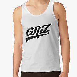 warna hitamputih griz kerennn berlogoooo biasasajaa Tank Top RB3005