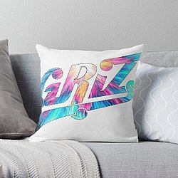 GRIZ Tie-Dye Throw Pillow RB3005