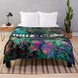 griz color your soul tour 2022 masmart Throw Blanket RB3005