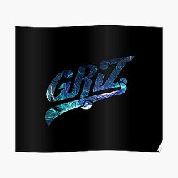 Griz Blue Nebula Poster RB3005