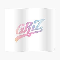 Griz Pastel Unicorn Poster RB3005