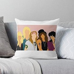 Guns n roses Throw Pillow RB1911