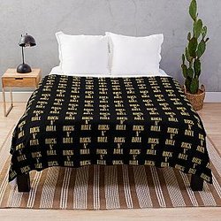 Rock N  Roll   Guns N Roses Style Design Throw Blanket RB1911