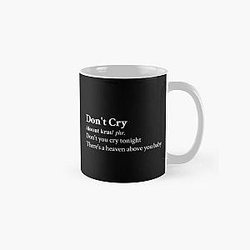 Guns n Roses Aesthetic Quote Lyrics Rock Black Classic Mug RB1911