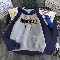 Haikyuu Dark Blue-Grey Custom Pullovers Hoodies