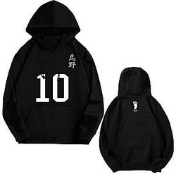 Haikyuu Hoodies - Hoodie Player Karasuno 10 Official Merch HS0911