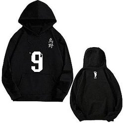 Haikyuu Hoodies - Hoodie Player Karasuno 9 Official Merch HS0911