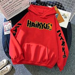 Haikyuu Red Pullovers Hoodies