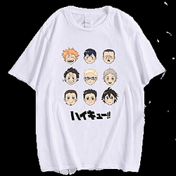 Haikyuu T-Shirts - Cute Chibi Haikyu T-Shirt Official Merch HS0911