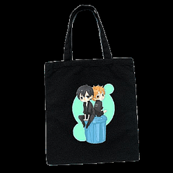 Haikyuu Bags - Tote Bag Chibby Tobio and Hinata Official Merch HS0911