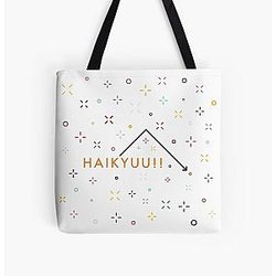 Haikyuu Bags - Haikyuuu Team Colours All Over Print Tote Bag RB1606