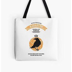 Haikyuu Bags - Karasuno Crest All Over Print Tote Bag RB1606