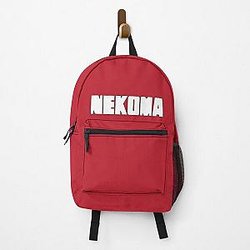 Haikyuu Backpacks - Nekoma Jersey Logo Uniform Shirt Design Backpack RB1606