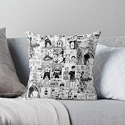 Haikyuu Pillows - Bokuto manga collage  Throw Pillow RB1606