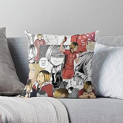 Haikyuu Pillows - Kenma Collage Throw Pillow RB1606