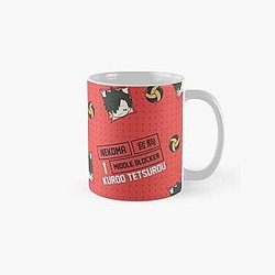 Haikyuu Mugs - Kuroo Tetsurou Pattern Nekoma Classic Mug RB1606