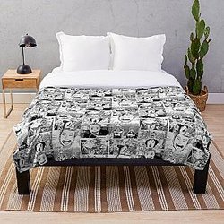 Haikyuu Bedding Sets - Bokuto Collage Throw Blanket RB1606