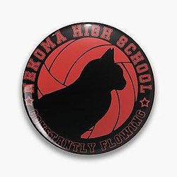 Haikyuu Pins - Nekoma VBC Logo Pin RB1606