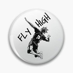 Haikyuu Pins - Haikyuuu Hinata Shoyo Fly High Pin RB1606