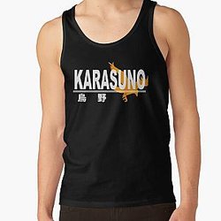 Haikyuu Tank Tops - Karasuno High School Logo Tank Top RB1606