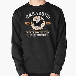 Haikyuu Sweatshirts - The Flightless Crows Pullover Sweatshirt RB1606