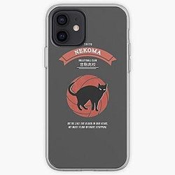 Haikyuu Cases - Nekoma Crest (light) iPhone Soft Case RB1606