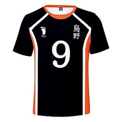 Haikyuu T-Shirts - Karasuno High School Volleyball Number 9 Classic T-shirt