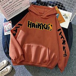 Haikyuu Brown Pullovers Hoodies