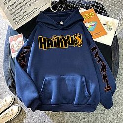 Haikyuu Dark Blue Pullovers Hoodies