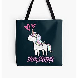 Cute Unicorn Iamsanna Notebook      All Over Print Tote Bag RB1409