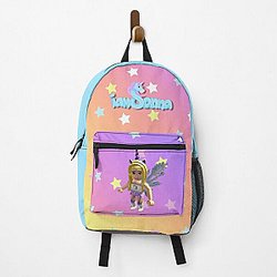 Cute backpack for girls Iamsanna, with stars. Girl gift for christmas. Backpack RB1409