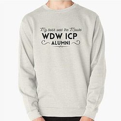 My Boss was the Mouse: WDW ICP CM Alumni, Black font Pullover Sweatshirt RB3107